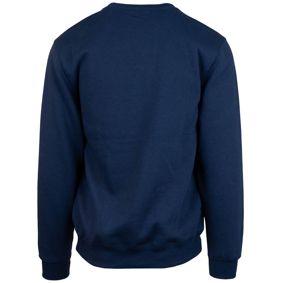 Men's Utah state aggies bull logo with colosseum patch navy crew sweatshirt